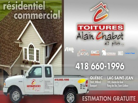  Toiture Alain Chabot | CONSTRUCTION , RESIDENTIAL AND COMMERCIAL ROOFING 